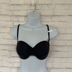 DKNY black convertible straps bra size 32DD